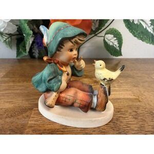 Vintage Hummel Singing Lesson West Germany Porcelain Figurine MCM Decor Music